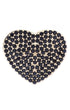 Corazon Suculenta Black Golden Earrings